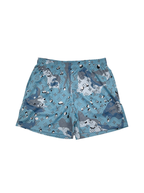 Bravest Studios Mesh Shorts Light Blue Grey