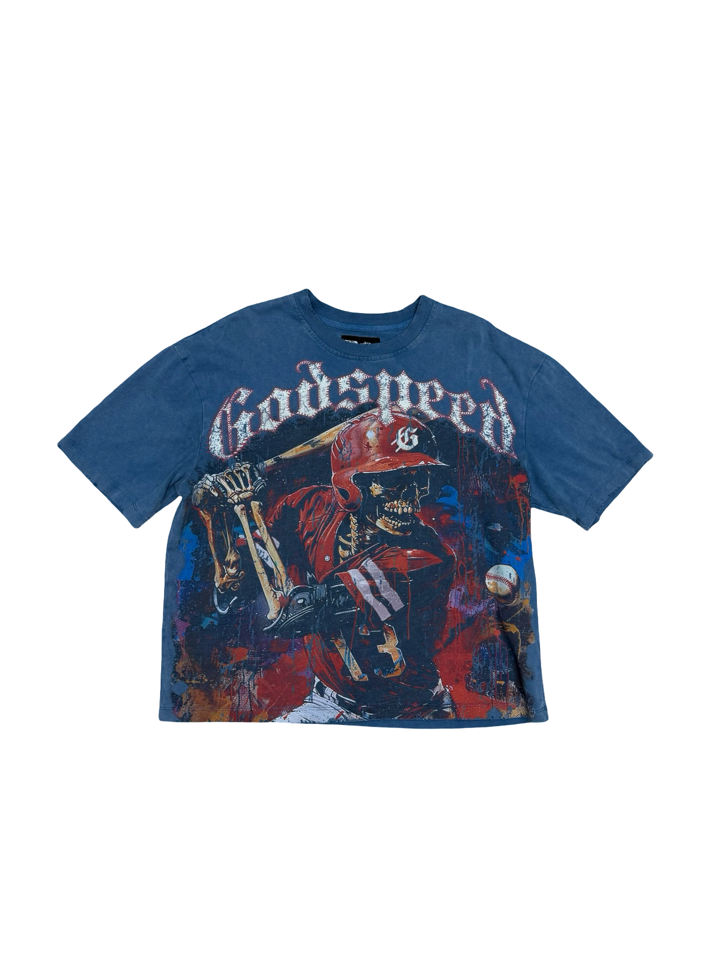 Godspeed Grandslam Washed Blue Tee