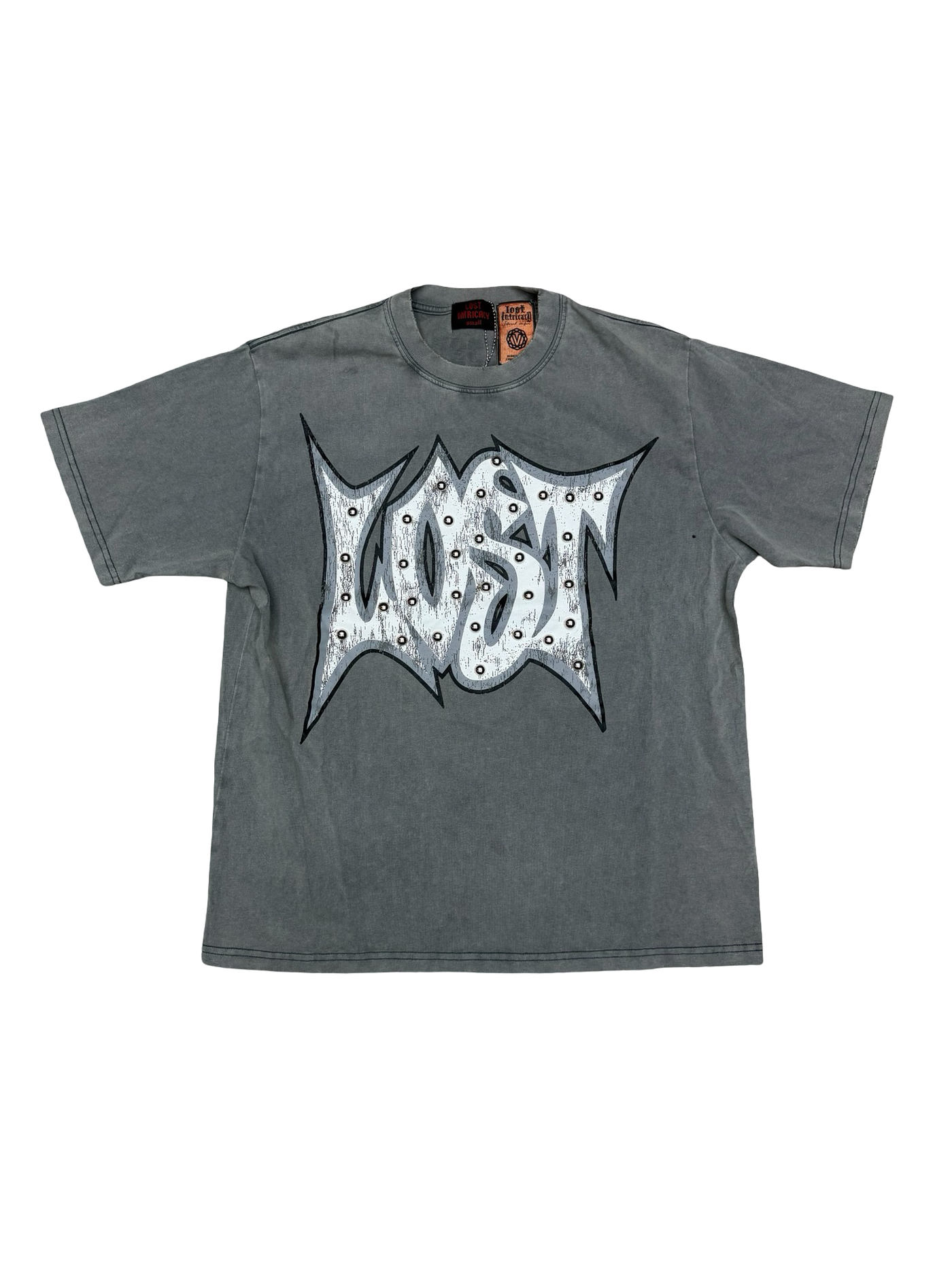 Lost Intricacy Outline T-Shirt Grey