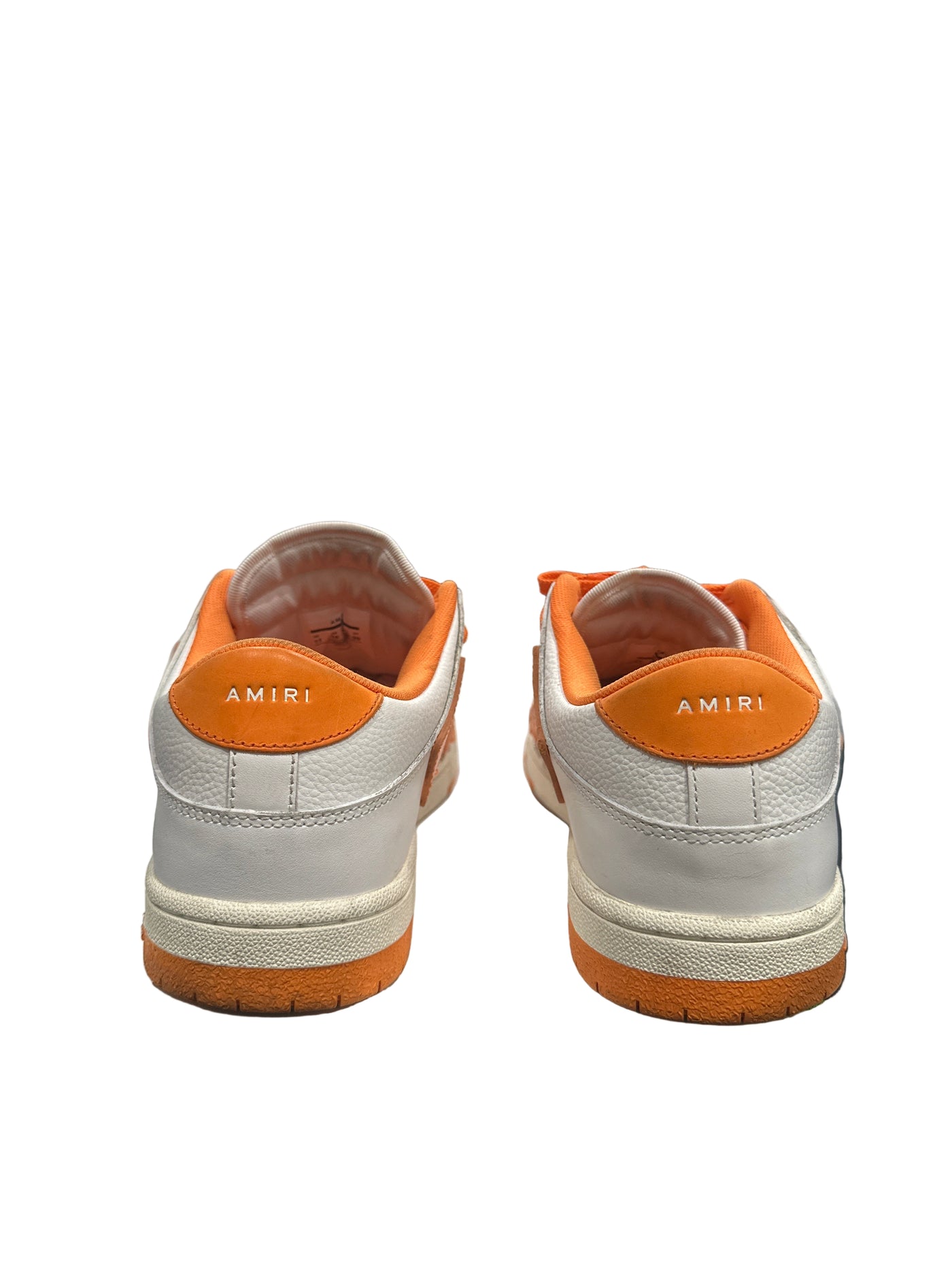 Amiri Skeleton Top Low White Orange