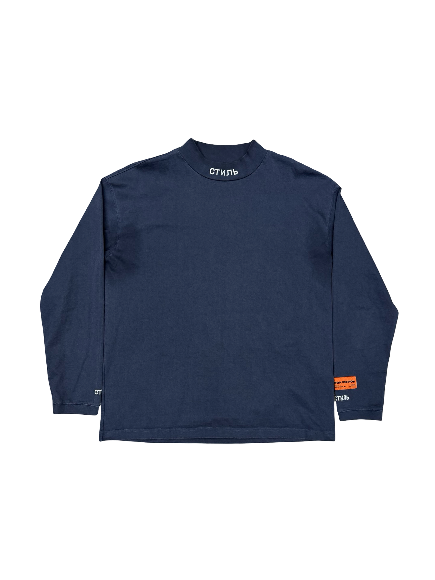 Heron Preston Navy Style Long Sleeve T-Shirt