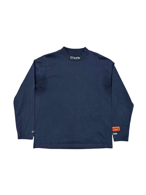 Heron Preston Navy Style Long Sleeve T-Shirt