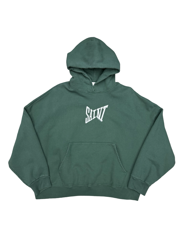 Saint Mxxxxx Ribon Saint Hoodie Green
