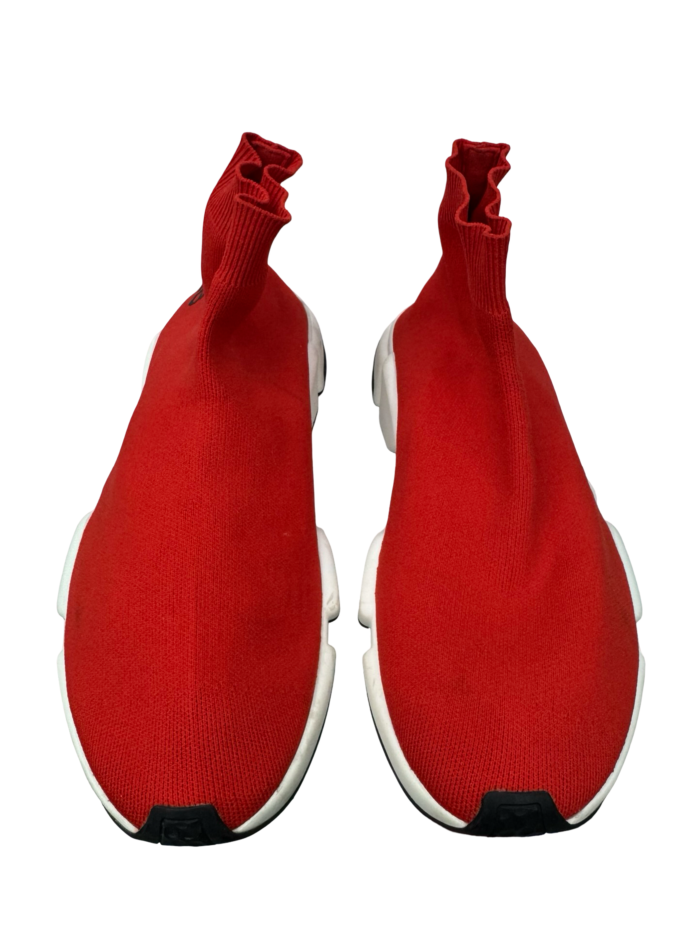 Balenciaga Speed Trainer Mid Red Sneakers