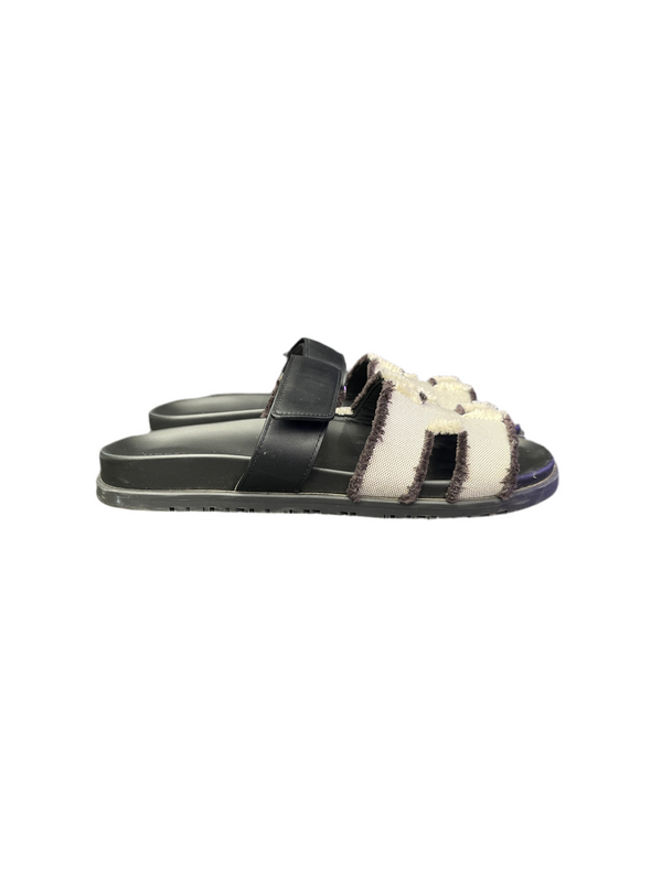 Hermes Chypre Cloth Mules