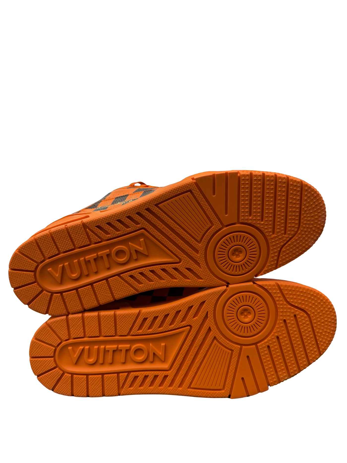 LV Trainer Sneaker Damier Pop Orange