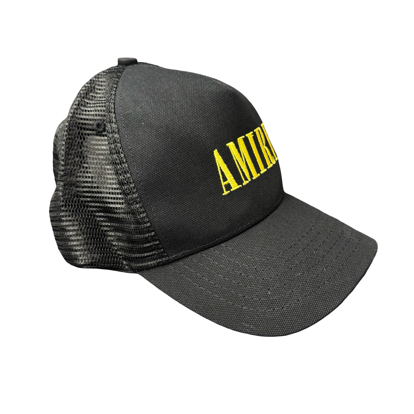 Amiri Core Logo Trucker Black Yellow