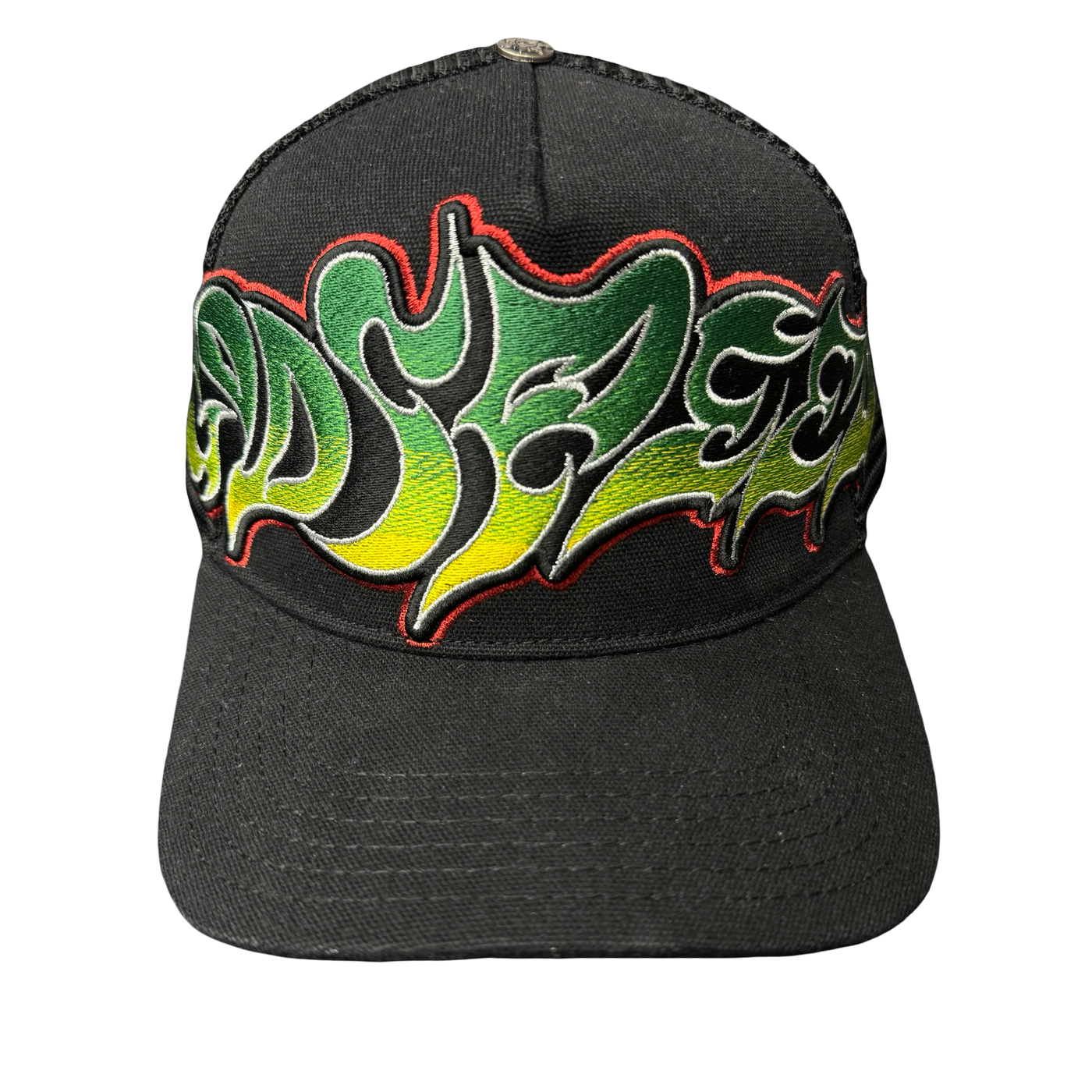 Godspeed Neo Trucker Hat Black Yellow Red Green