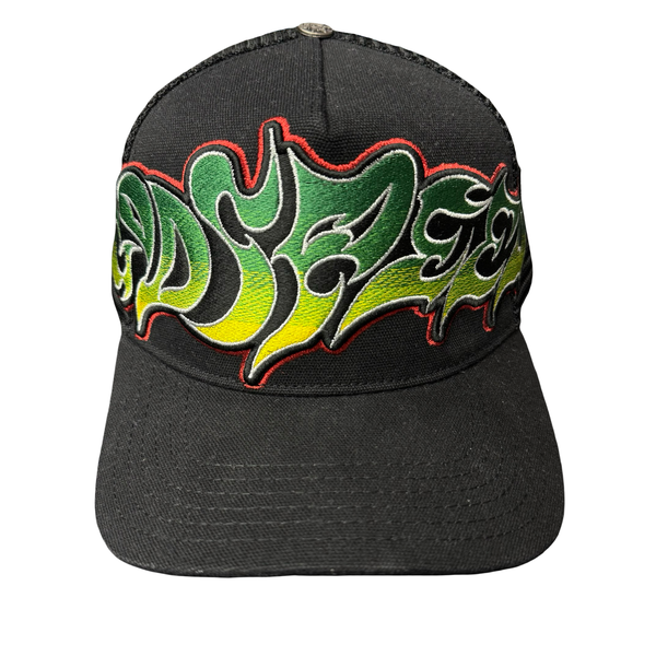 Godspeed Neo Trucker Hat Black Yellow Red Green