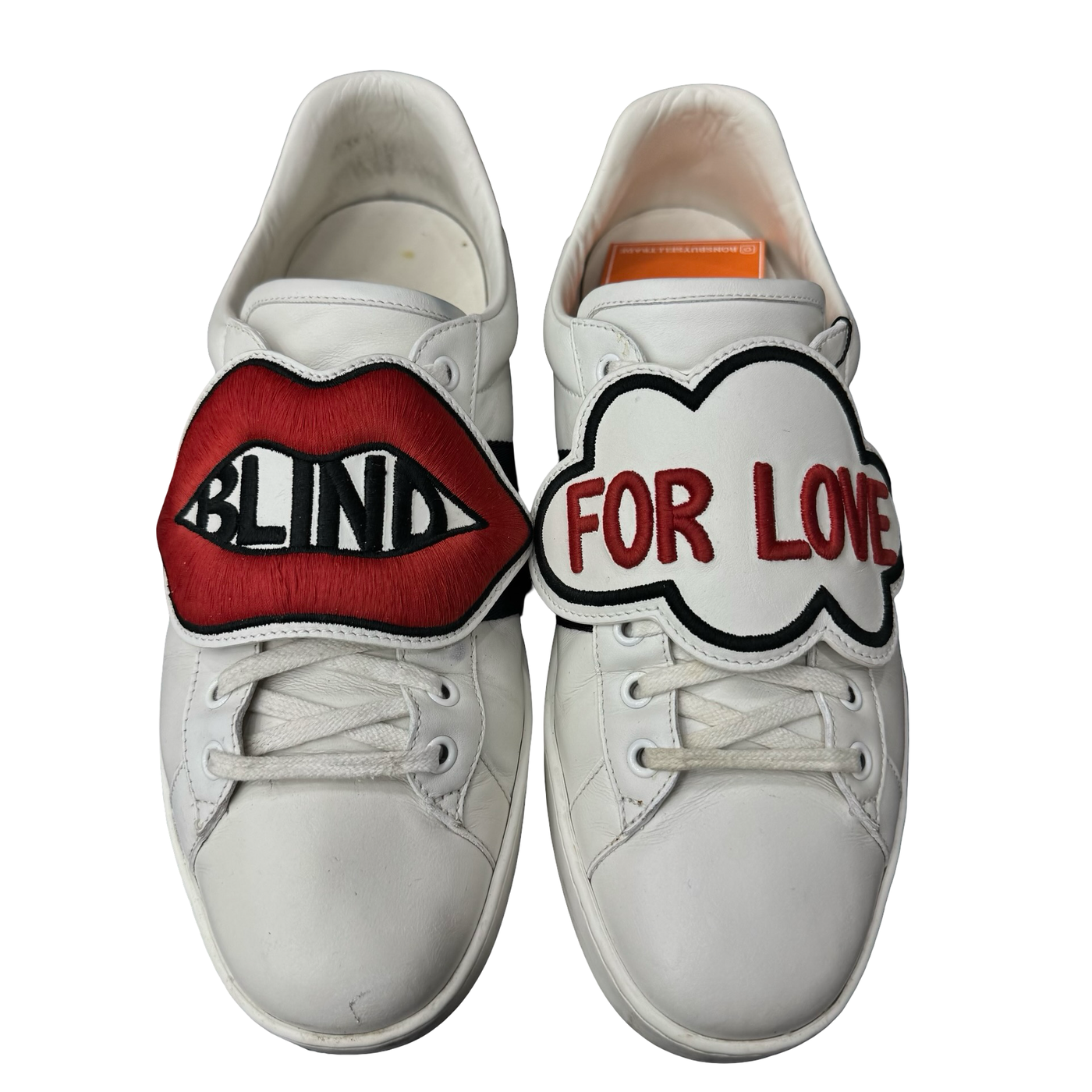 Gucci Ace Blind For Love Sneakers White