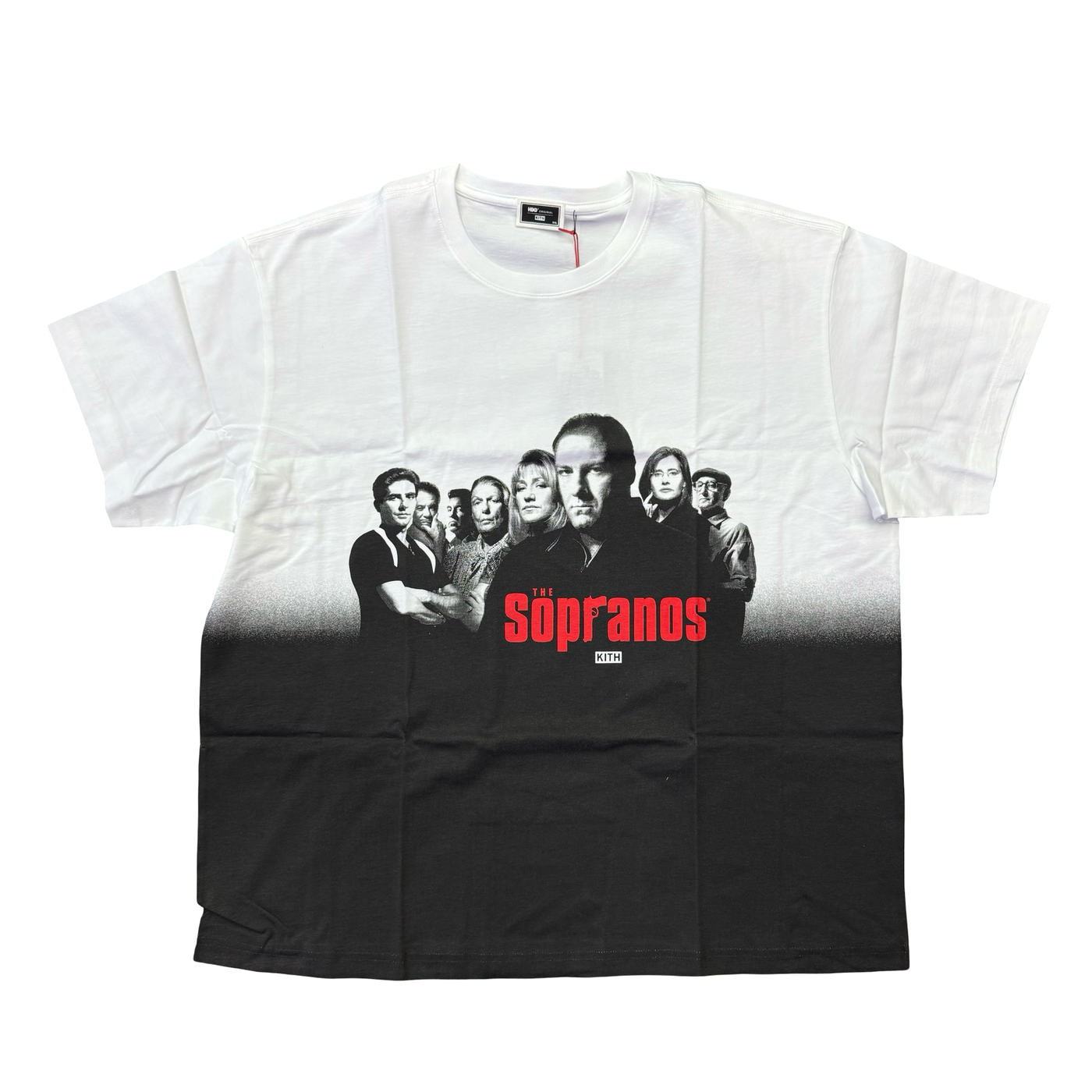 Kith x The Sopranos Ombre Poster Vintage Tee White