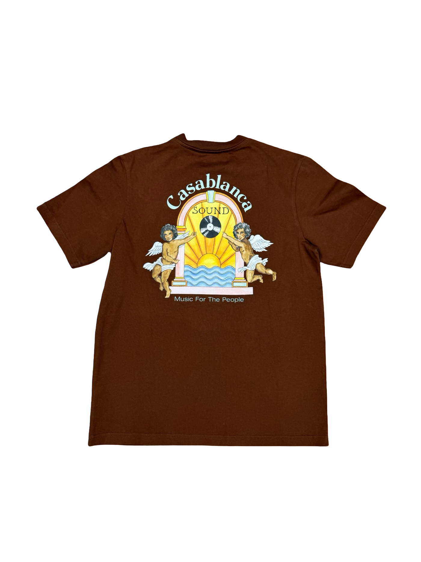 Casablanca Studio De Musique T-Shirt Brown
