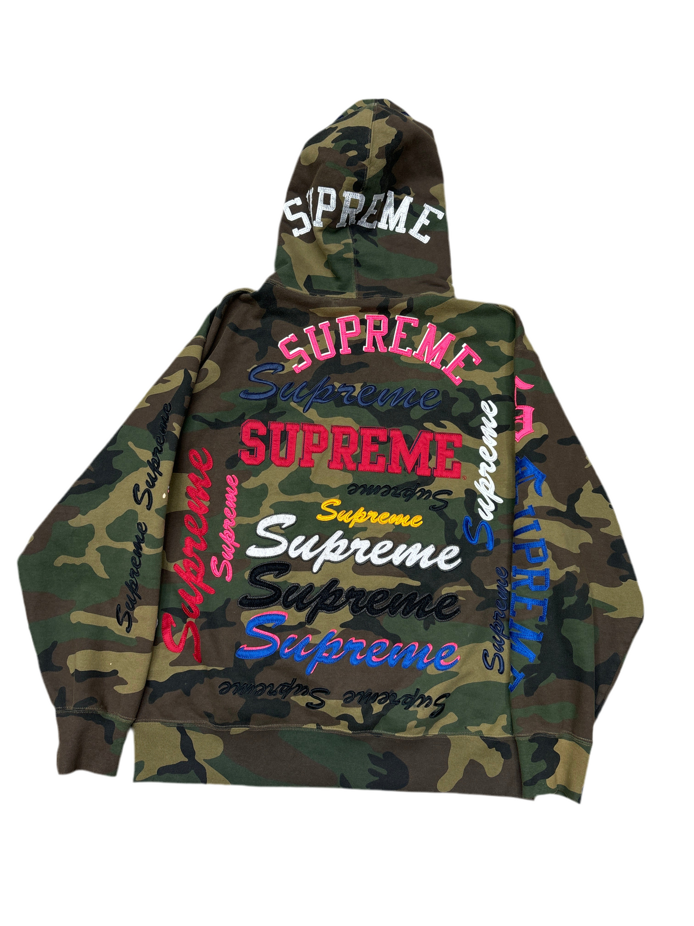 Supreme Multi-Color Logo Hoodie