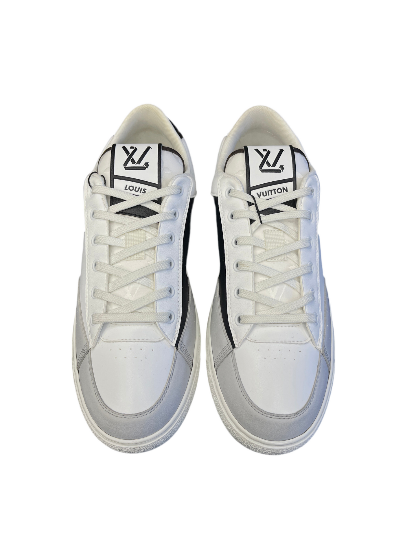 LV Charlie Monogram White Cacao Brown Black