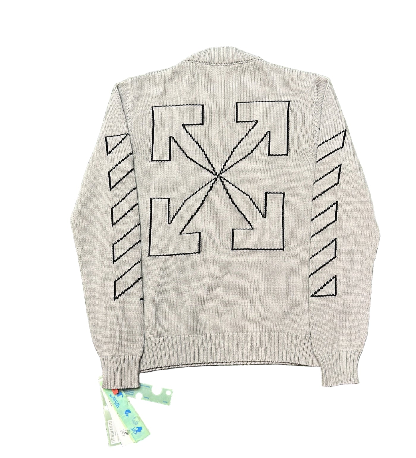 Off-White Diag Outline Arrow Knit Sweater