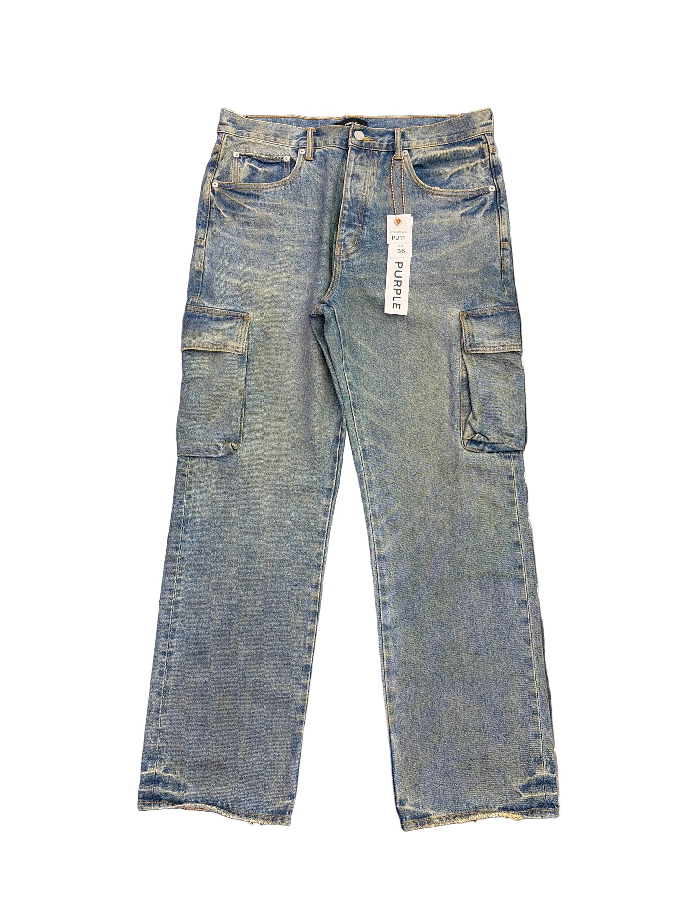 Purple Brand Vintage Cargo Jeans Light Indigo