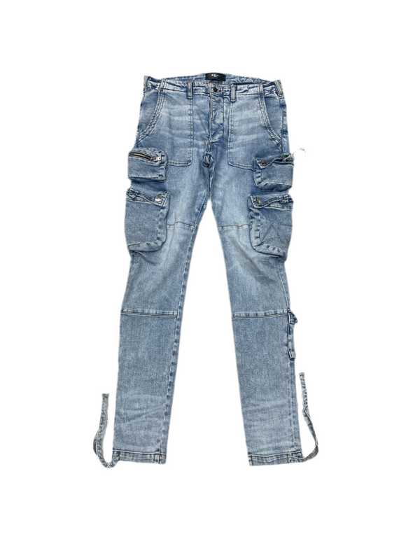 Amiri Multi Pocket Jeans Blue