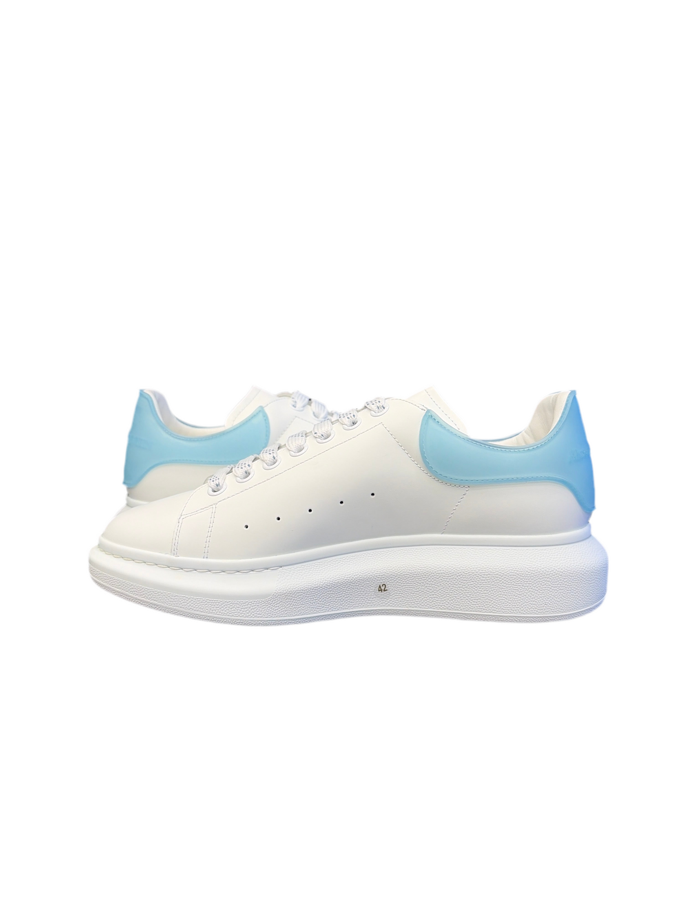 Alexander McQueen Oversized Sneaker White Blue