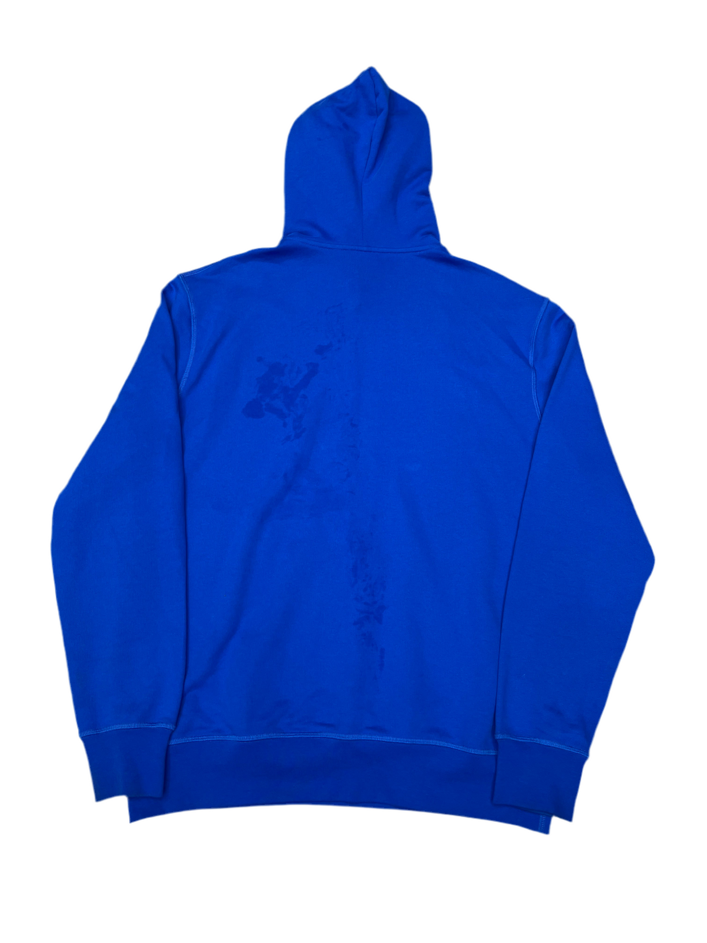 Alexander McQueen Graffiti Logo Hoodie Blue