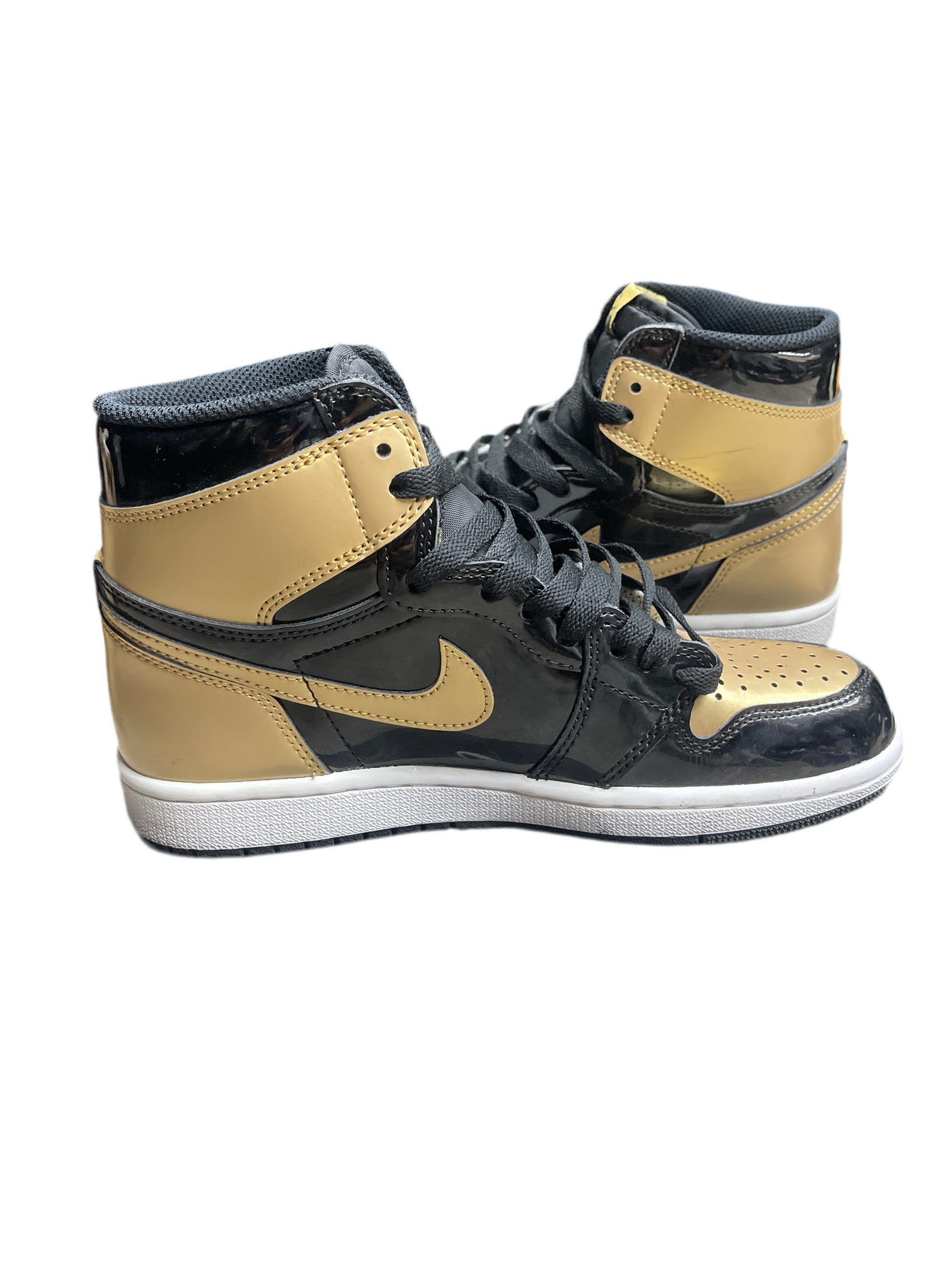Nike Air Jordan 1 Retro High NRG Patent Gold Toe