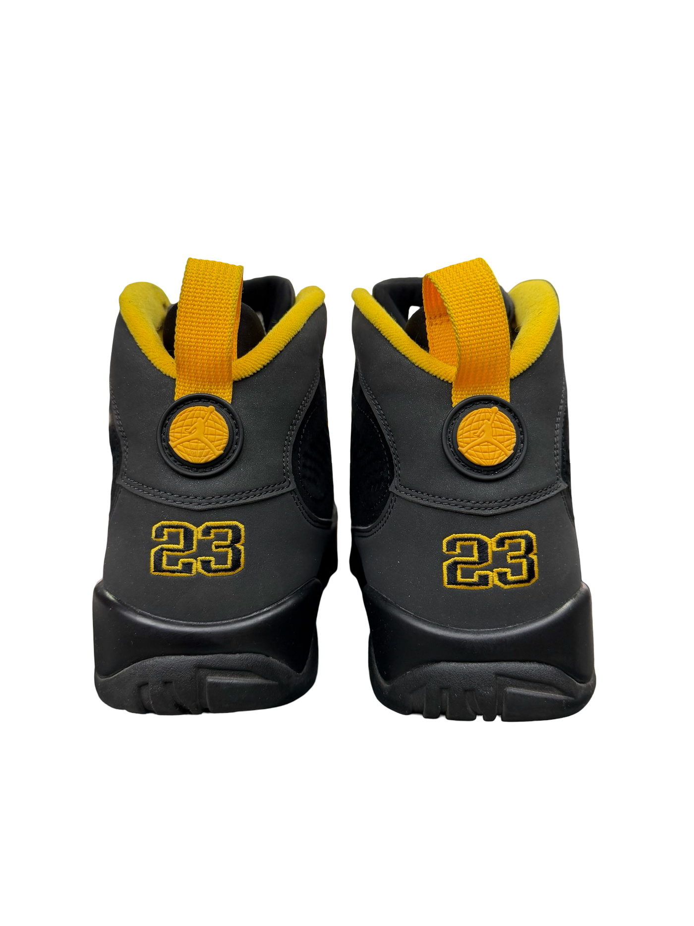 Nike Air Jordan 9 Retro Dark Charcoal University Gold