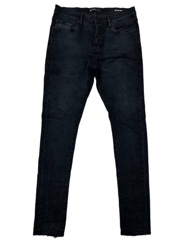 Purple Brand Straight Leg Jeans Black