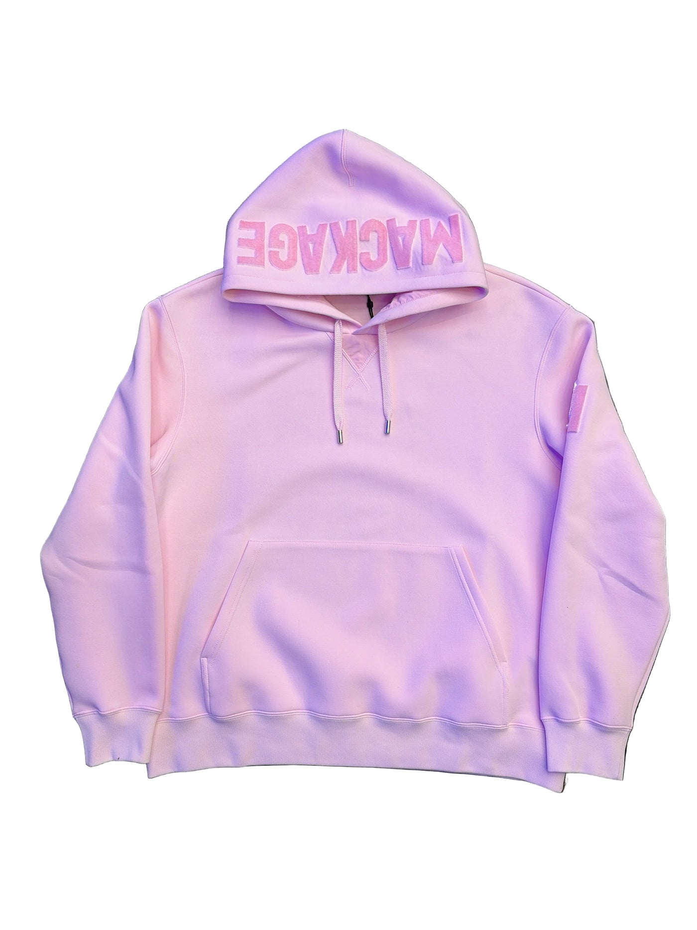 Mackage Krys-R Velvet Embroidery Pullover Hoodie Chalk Pink