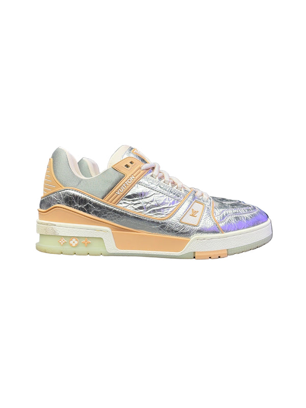 LV Trainers Metallic Beige