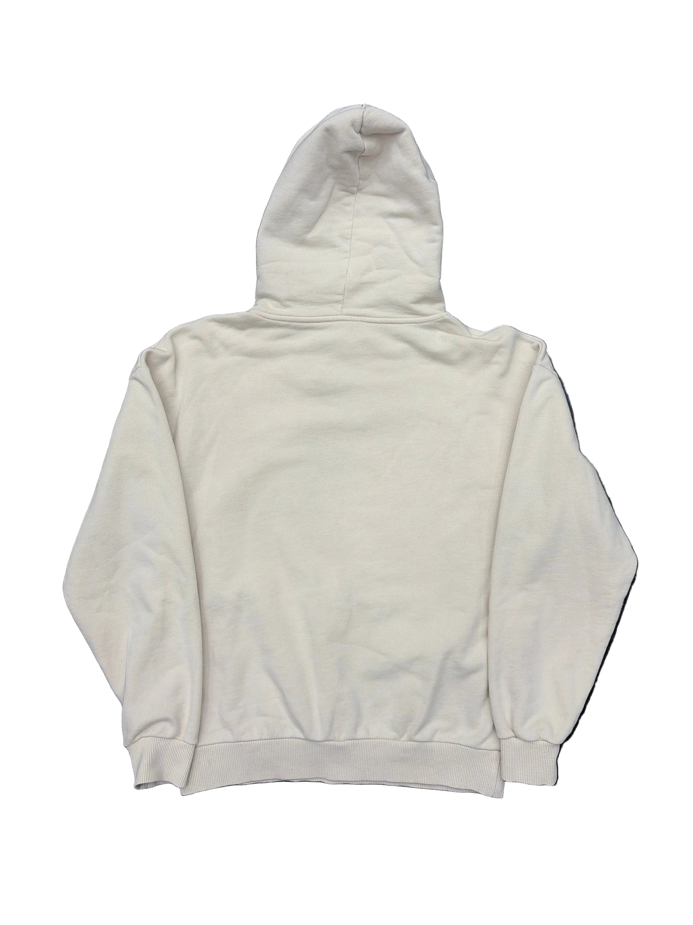 Celine Cotton Fleece Hoodie Cream Black