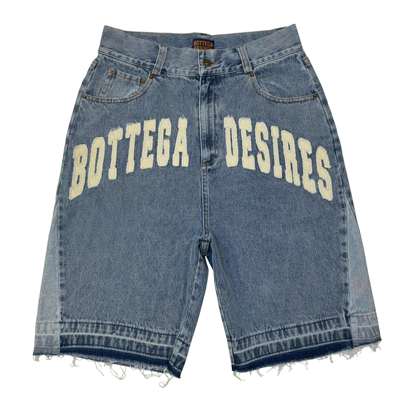 Bottega Desires Jean Shorts Blue Denim