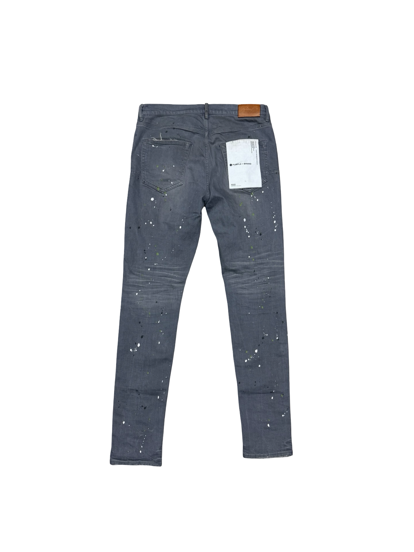 Purple Brand P001 Worn Knee Slit Skinny Jeans