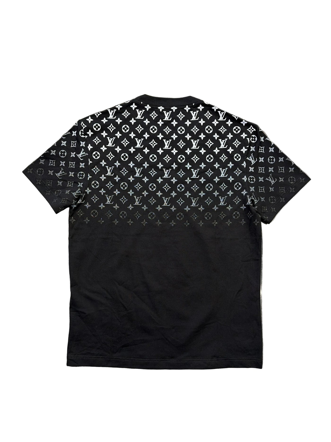 LV Icons Monogram Gradient Cotton T-Shirt Black
