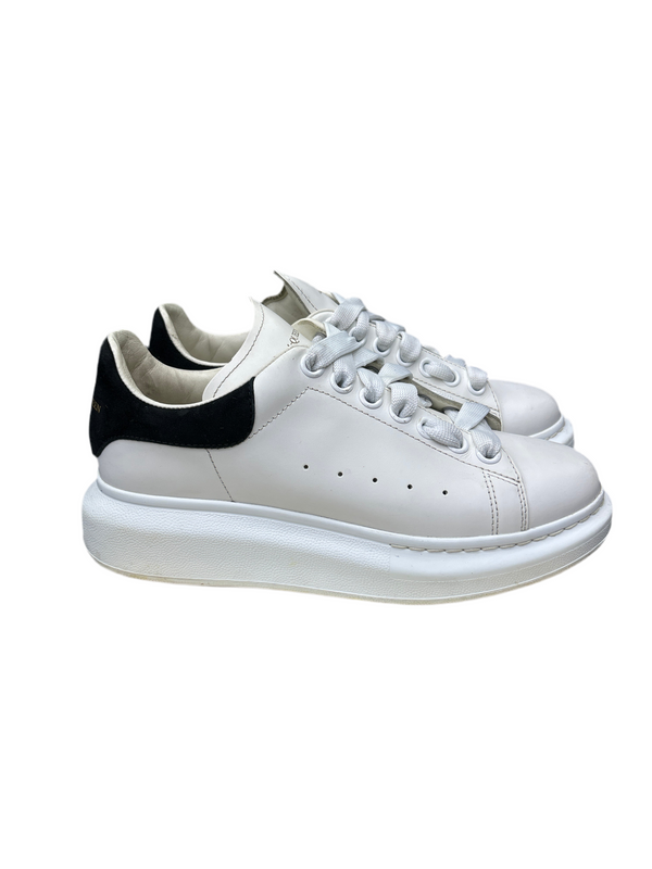 Alexander McQueen White Black Velvet