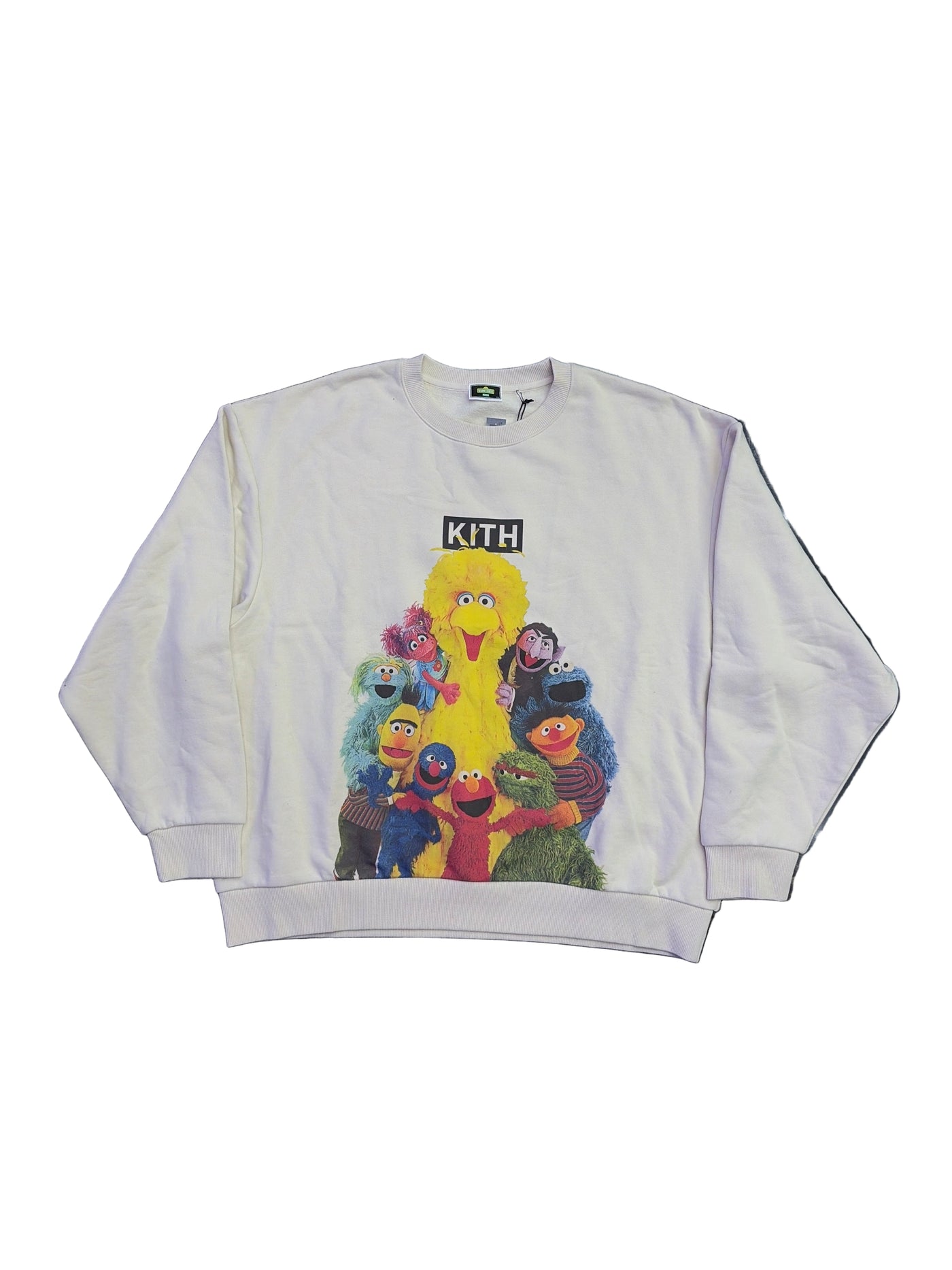 KITH x Sesame Street Group Hug Nelson Crewneck Waffle