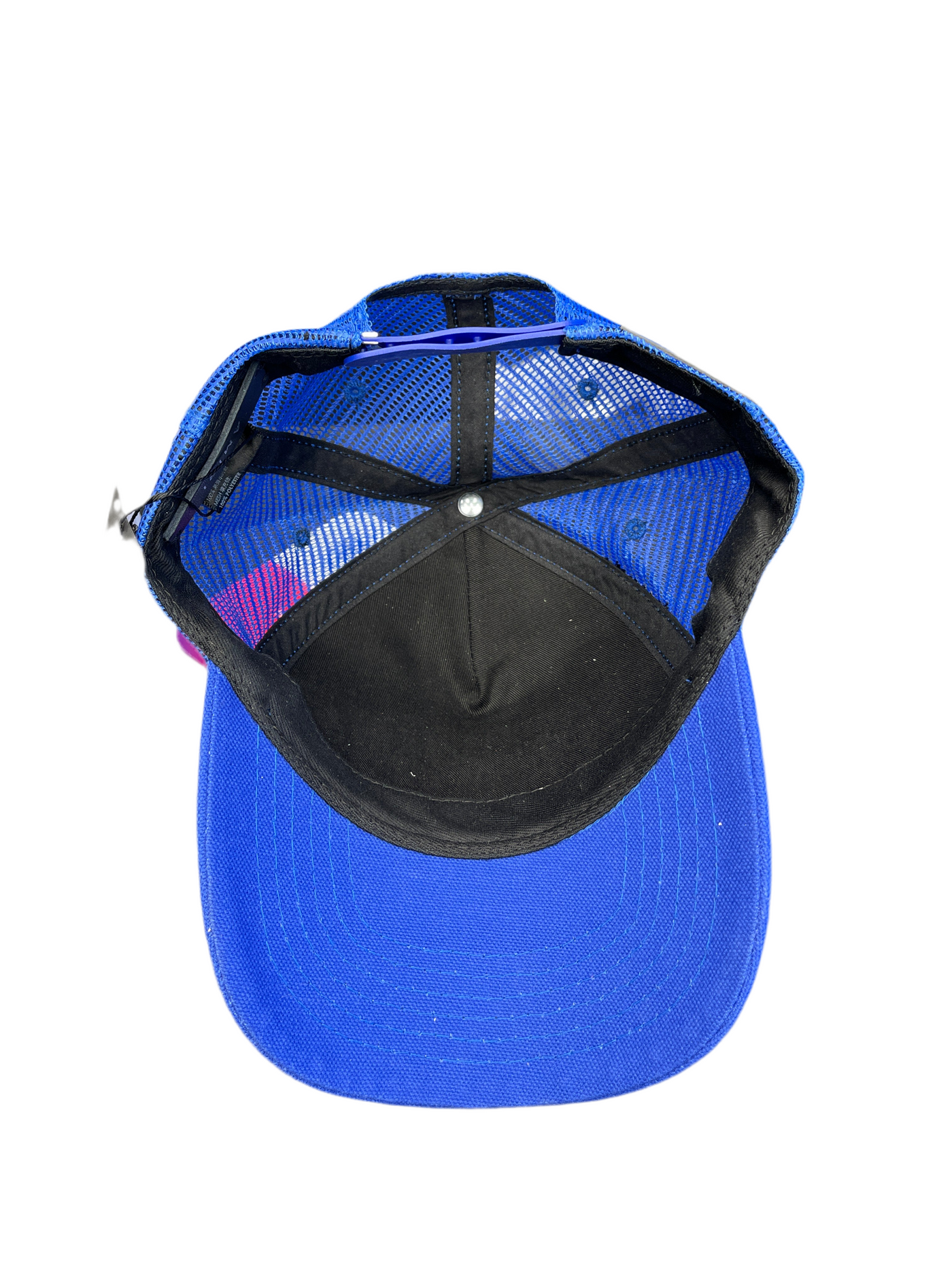 Amiri Paint Drip Core Logo Trucker Hat Blue