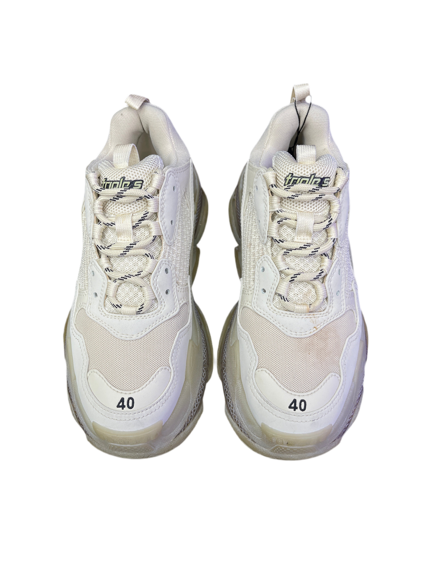 Balenciaga Triple S Clear Sole Off-White