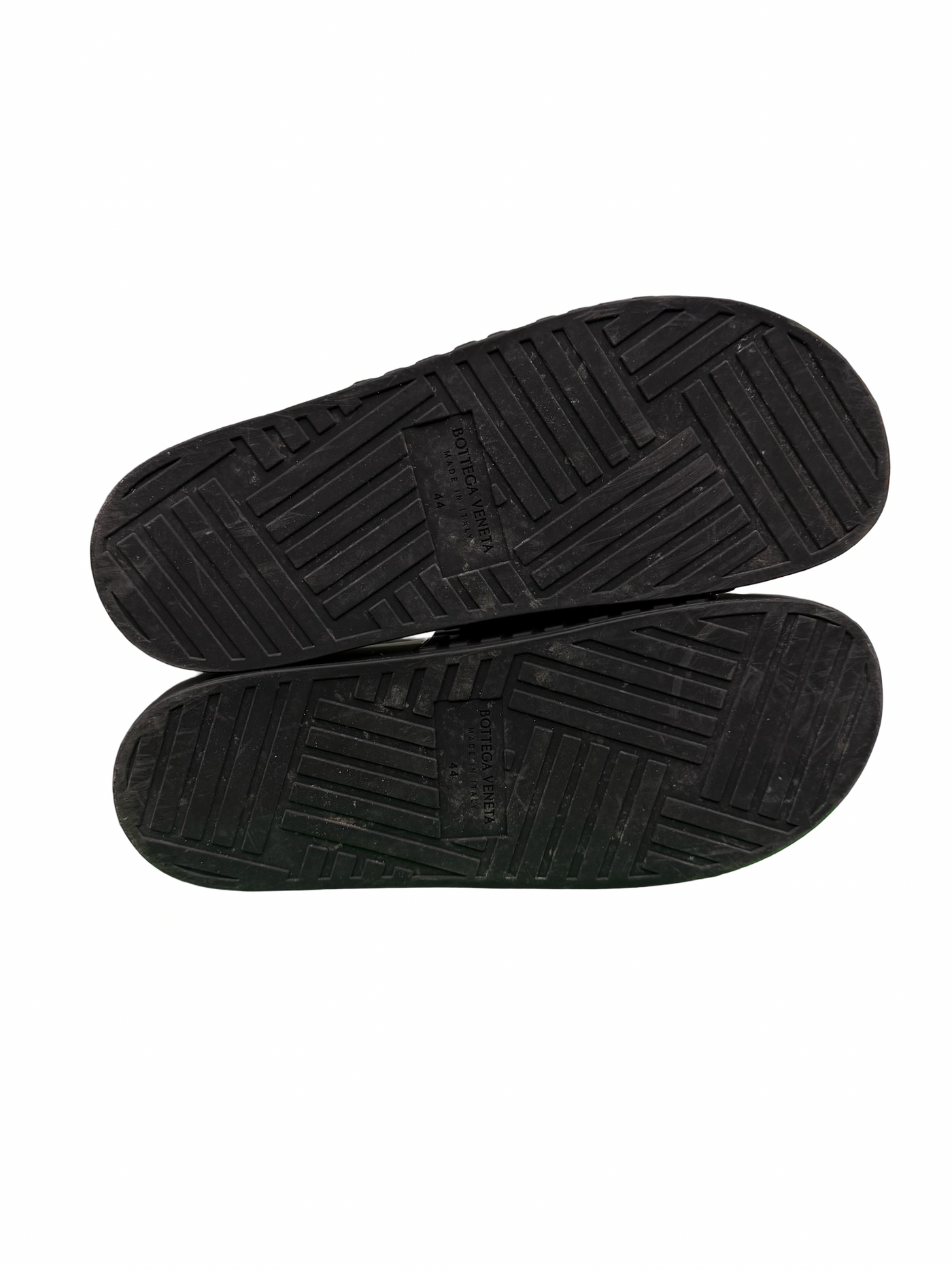 Bottega Veneta Rubber Slides Black