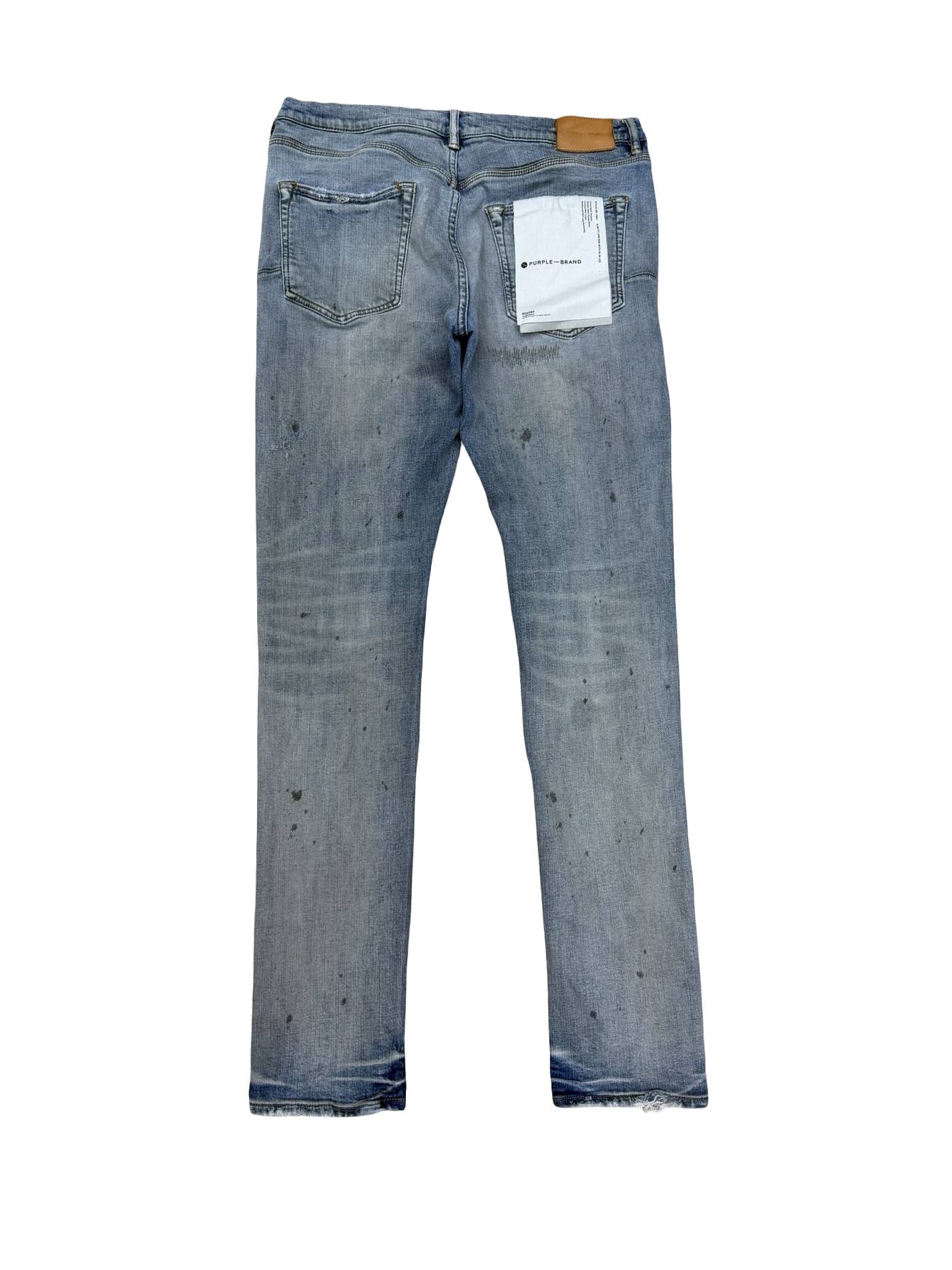 Purple Brand P001 Patched Jeans Blue