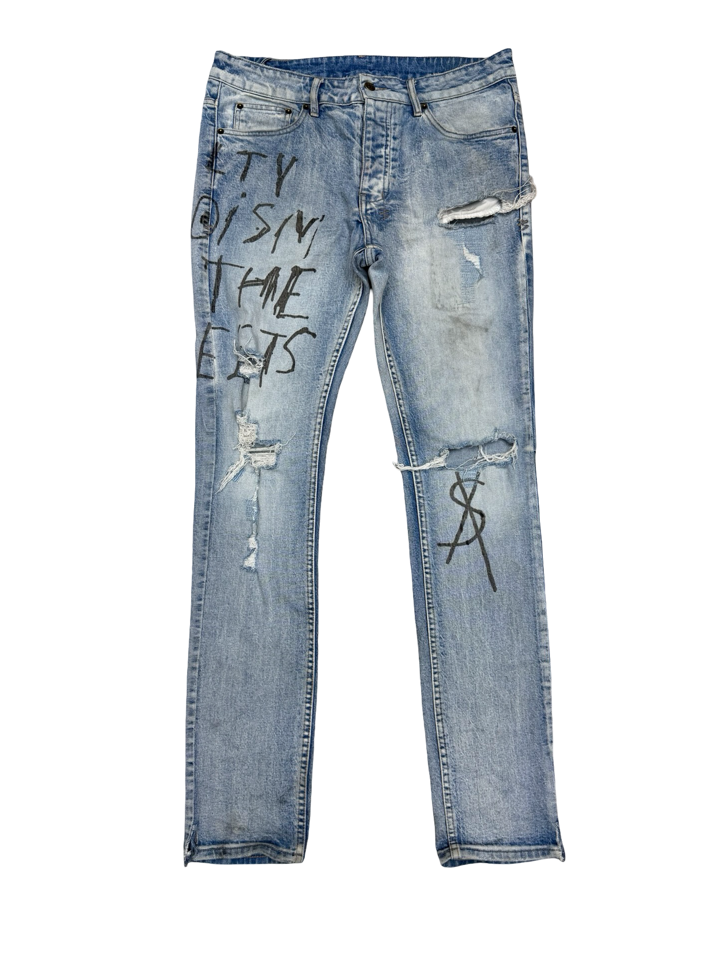 Ksubi Chitch Washed Out Royalty Jeans Blue