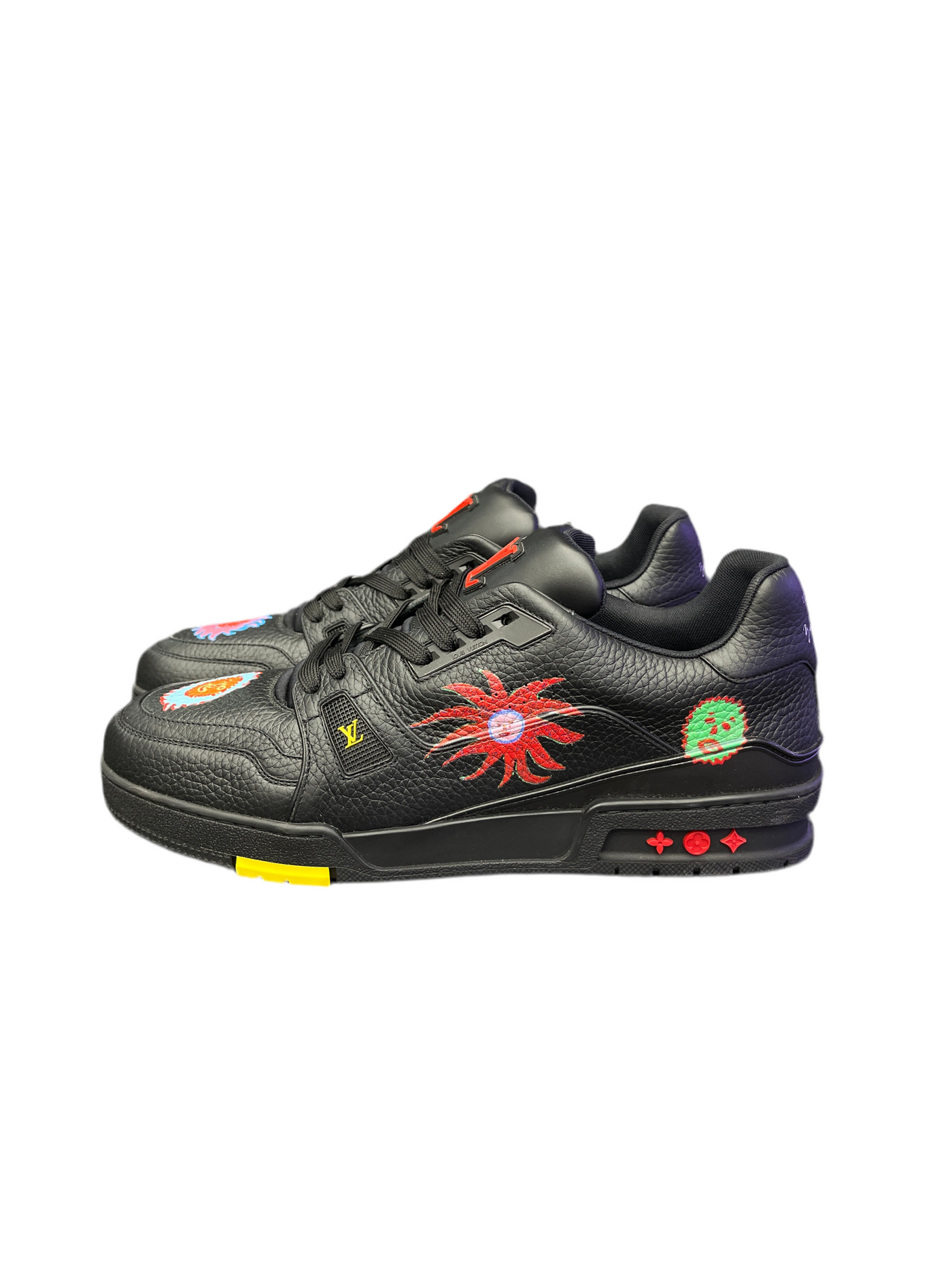 LV x Yayoi Kusama Trainers Black Print