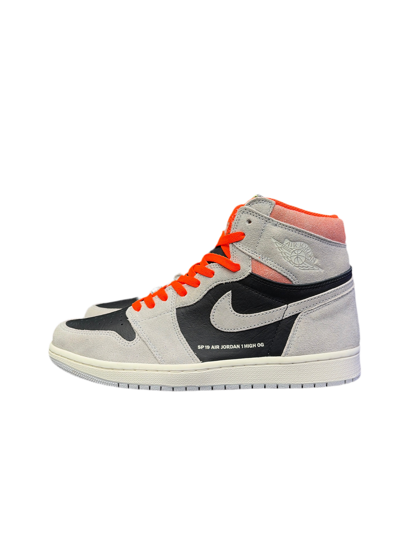 Nike Air Jordan 1 Retro Neutral Grey Hyper Crimson