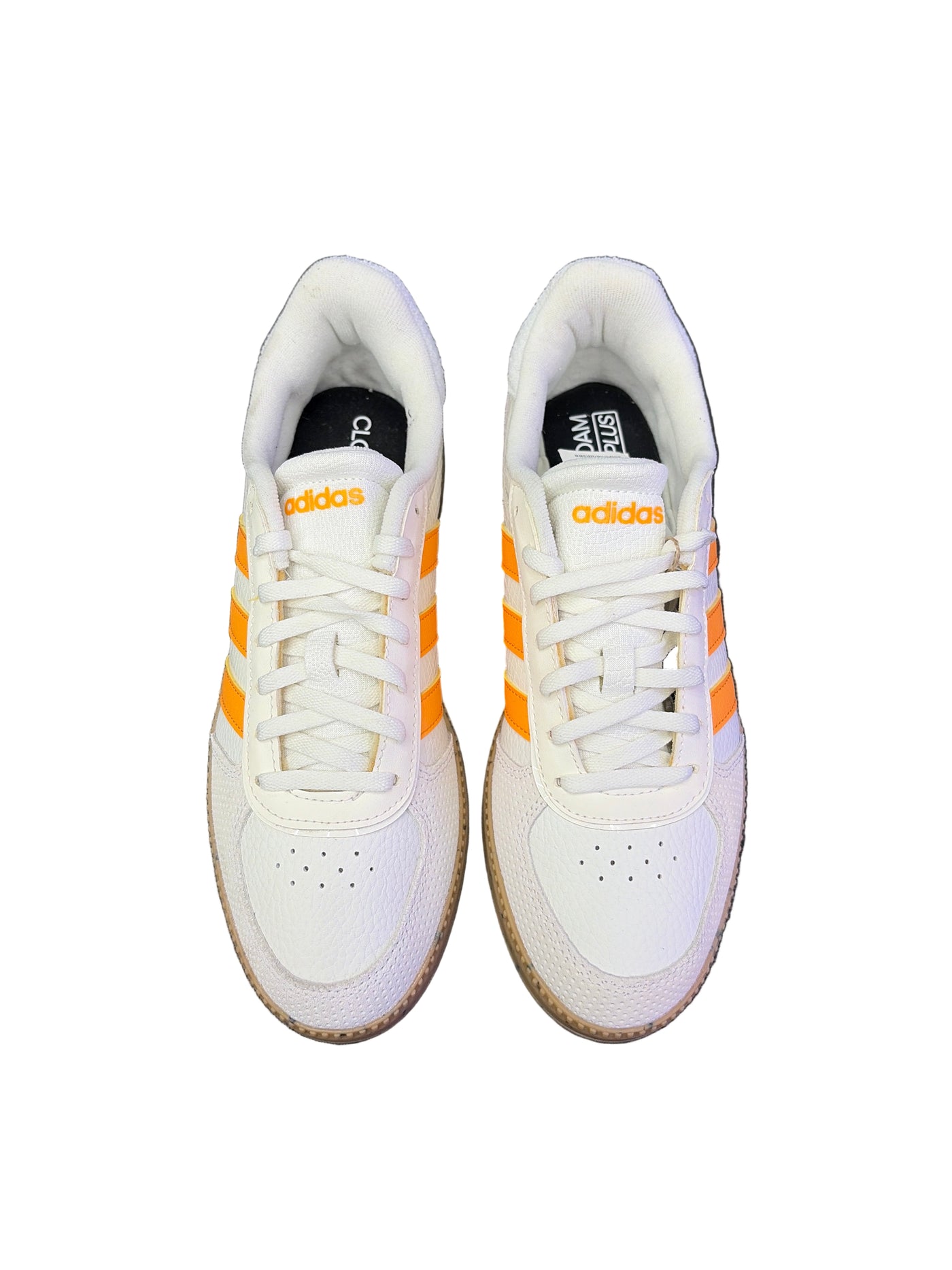 Adidas Breaknet Sleek Cream White Orange Gum