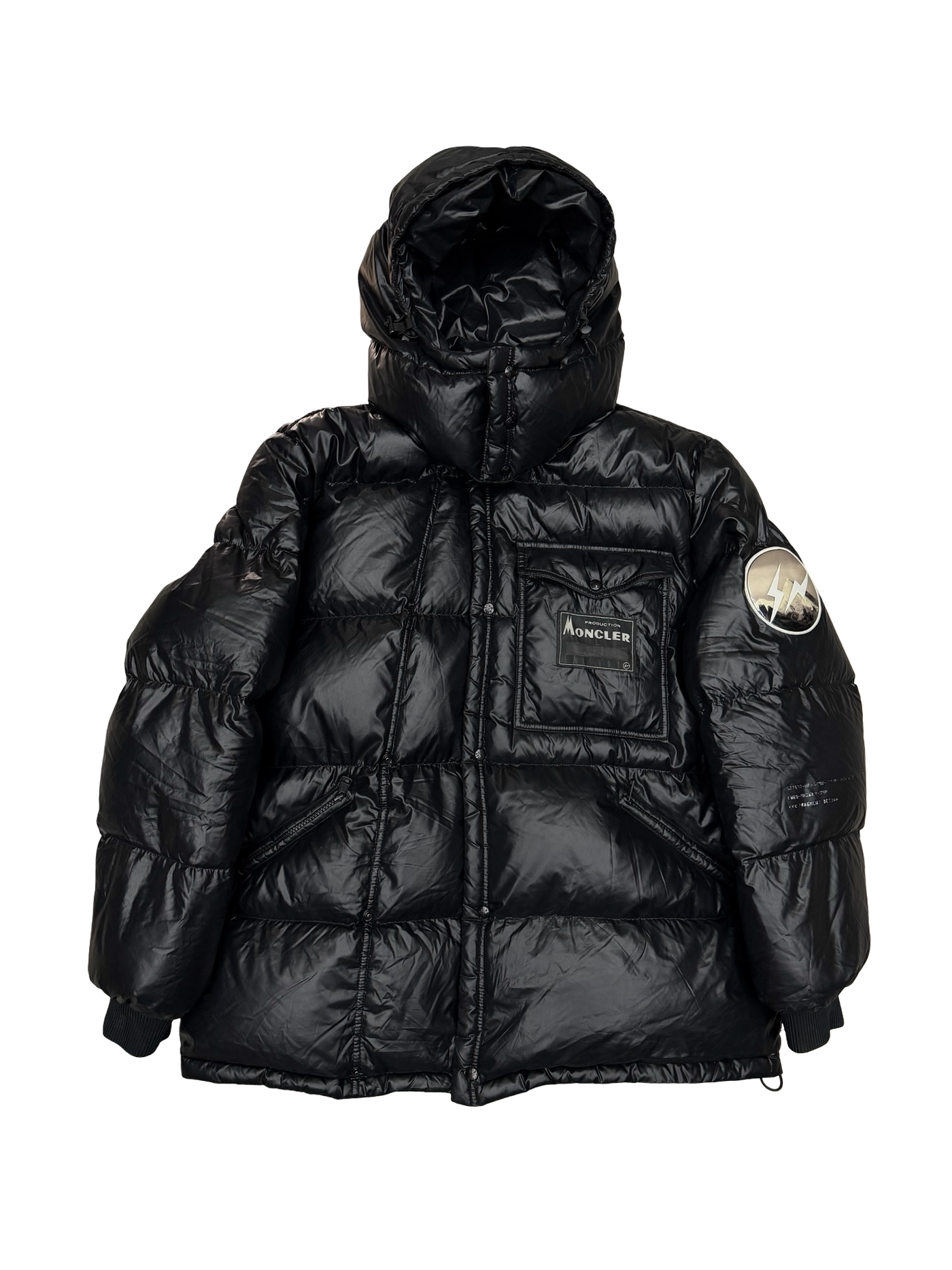 Moncler x Fragment Anthemy Giobotto Puffer Jacket Black