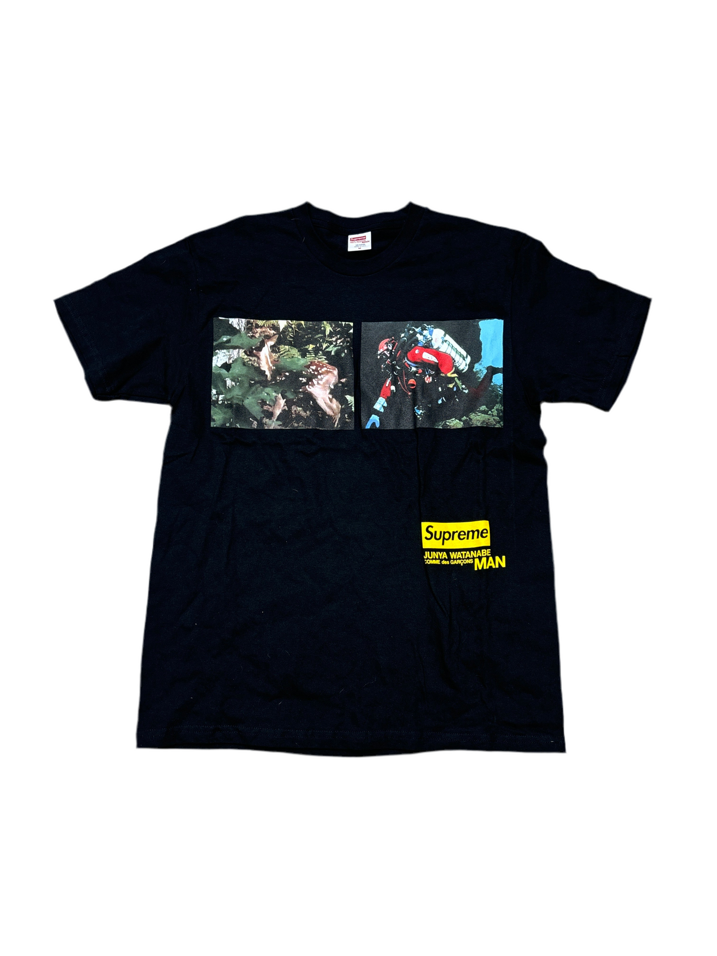 Supreme × JUNYA WATANABE CDG MAN Nature Tee Black