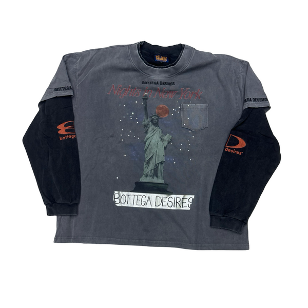 Bottega Desires Nights In NY Layered Long Sleeve shirt