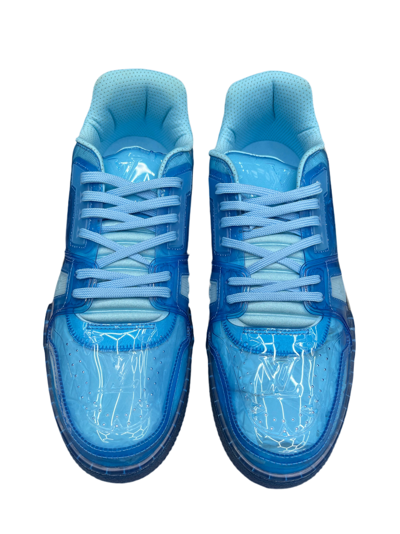 LV Low Trainer Translucent Blue