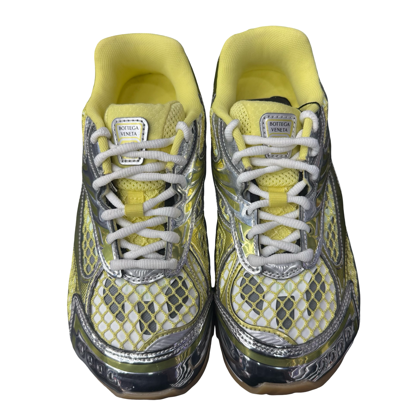 Bottega Veneta Orbit Sneaker Sherbert Silver