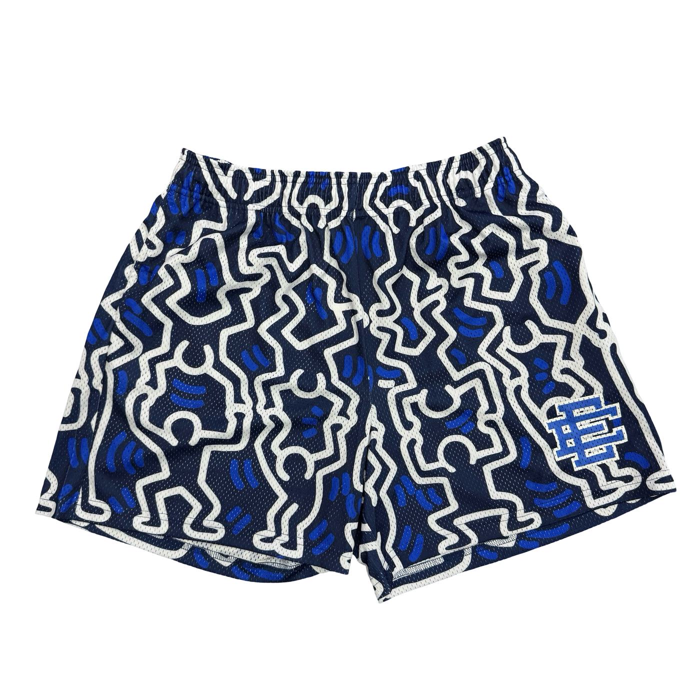 Eric Emanuel EE Keith Haring Shorts Blue