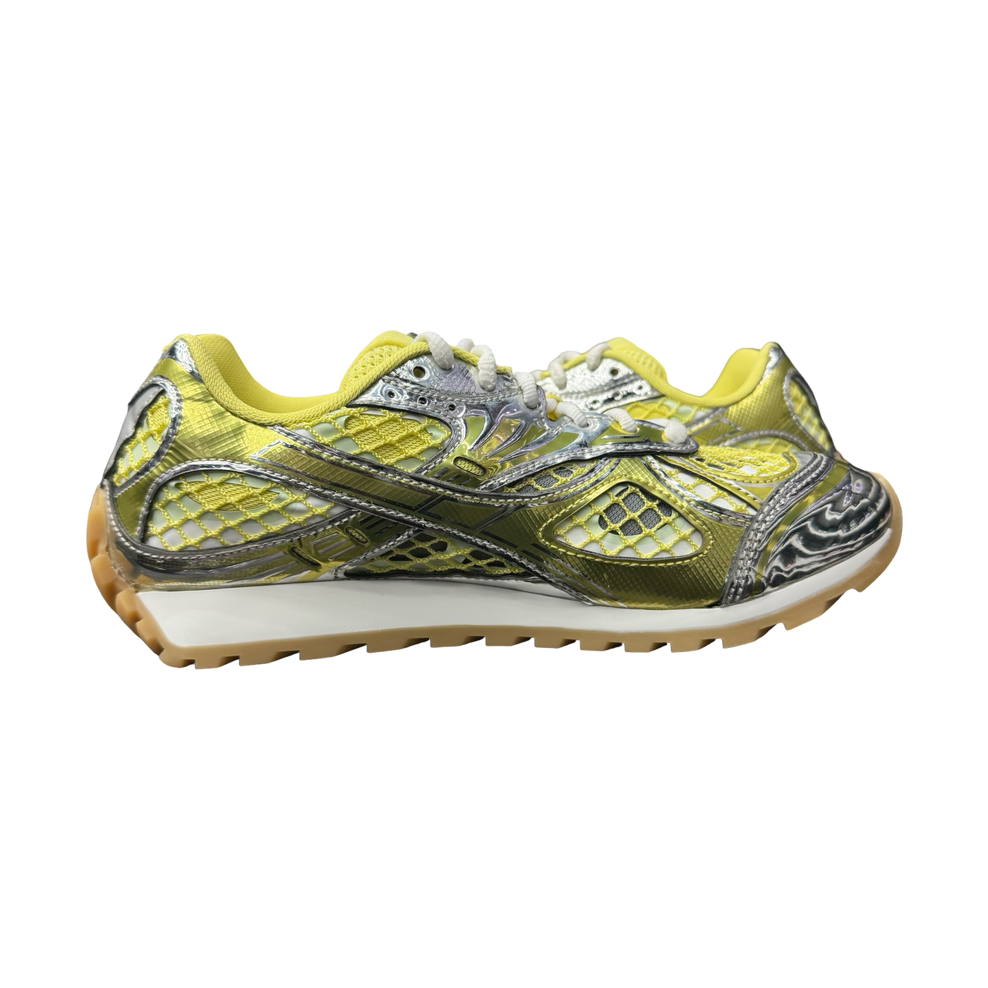 Bottega Veneta Orbit Sneaker Sherbert Silver