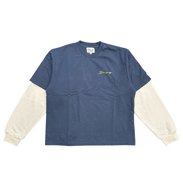 Sinners Galleria L/S Thermal Tee Blue